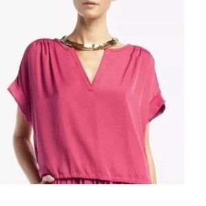 BCBGMaxazria Pink Blouse| (Tana)